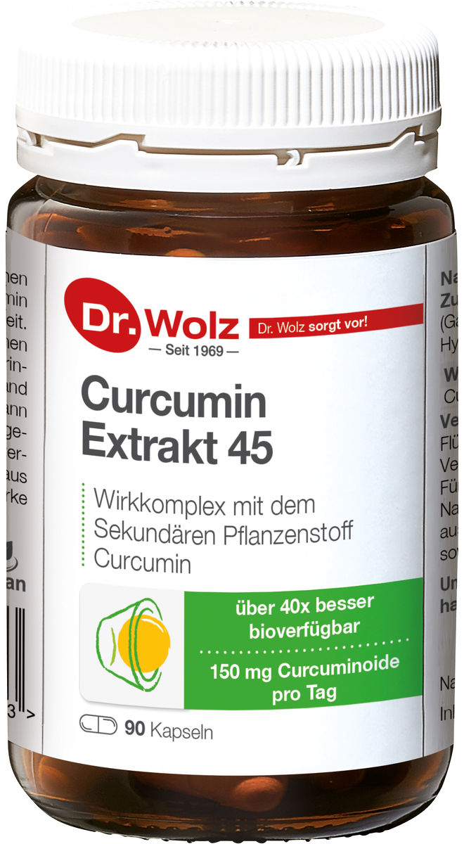 CURCUMIN EXTRAKT 45 Dr.Wolz Kapseln