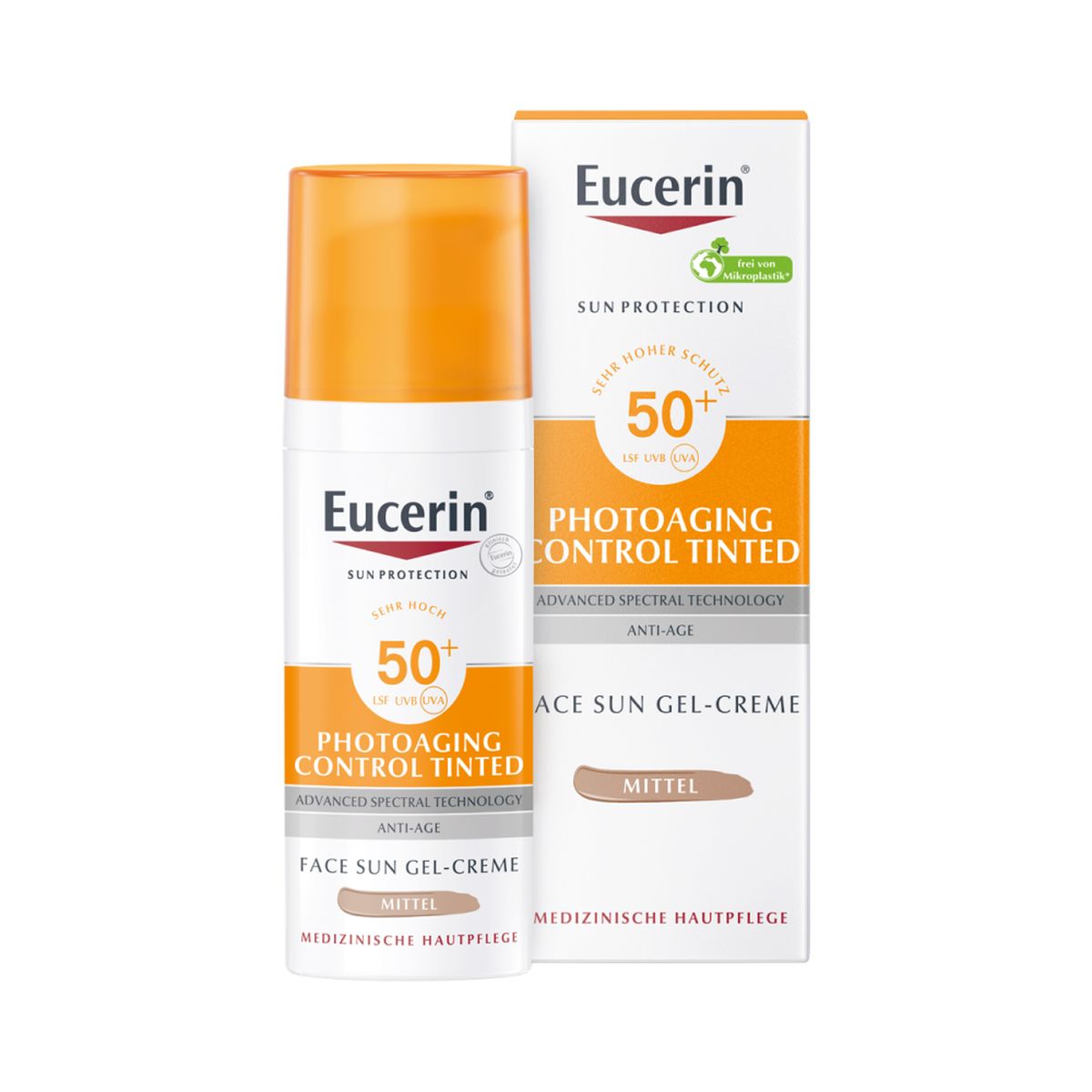 EUCERIN Sun CC Creme getnt mittel LSF 50+