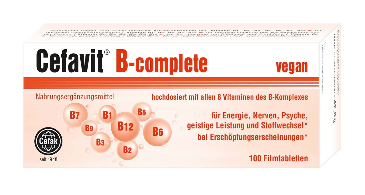 CEFAVIT B-complete Filmtabletten