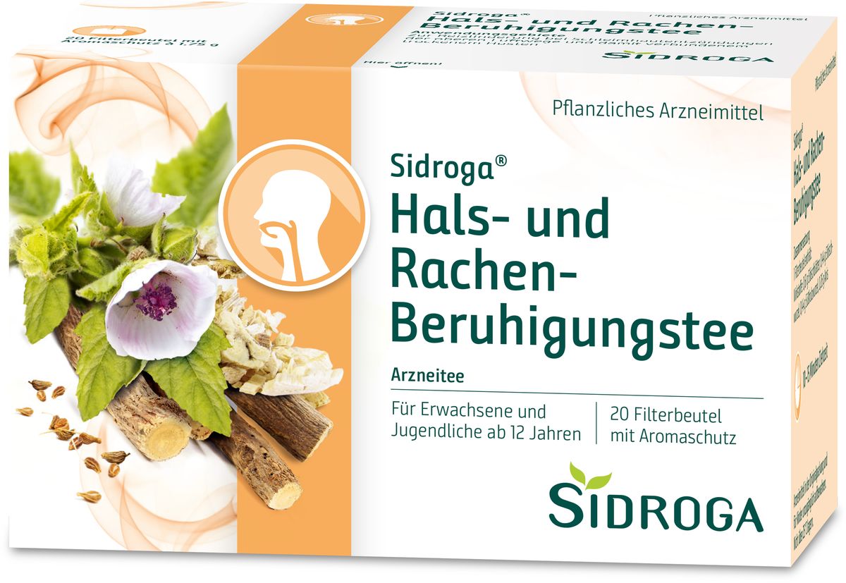 SIDROGA Hals- und Rachen-Beruhigungstee Filterbtl.