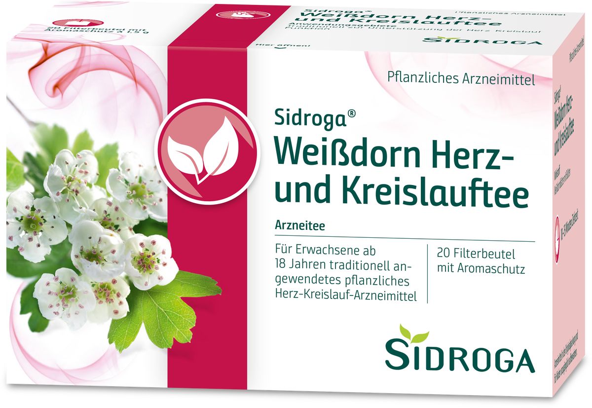 SIDROGA Weidorn Herz- und Kreislauftee Filterb.