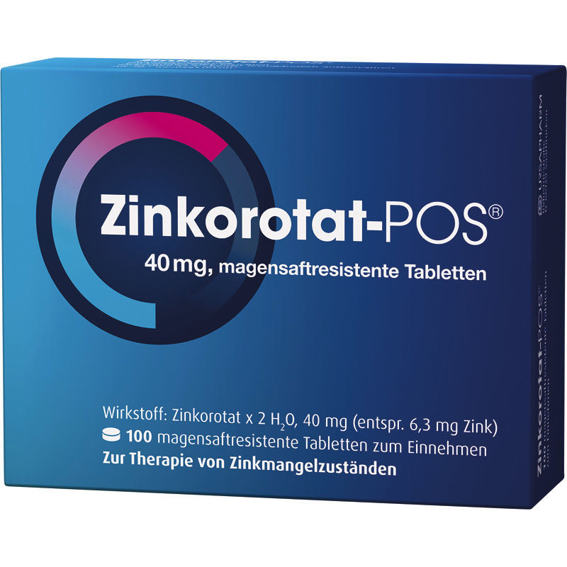 ZINKOROTAT POS magensaftresistente Tabletten