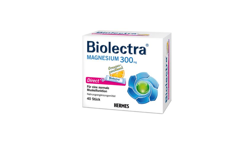 BIOLECTRA Magnesium 300 mg Direct Orange Sticks