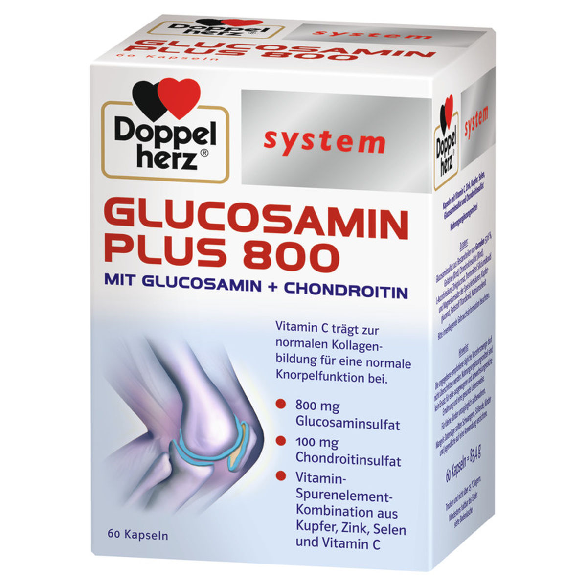 DOPPELHERZ Glucosamin Plus 800 system Kapseln