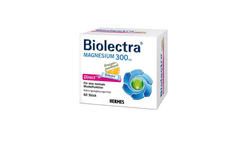 BIOLECTRA Magnesium 300 mg Direct Orange Sticks