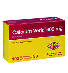 CALCIUM VERLA 600 mg Filmtabletten