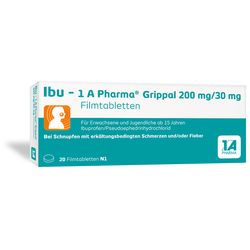 IBU-1A Pharma Grippal 200 mg/30 mg Filmtabletten