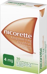 NICORETTE Kaugummi 4 mg freshfruit