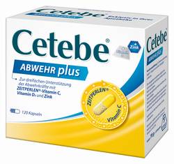 CETEBE ABWEHR plus Vitamin C+Vitamin D3+Zink Kaps.