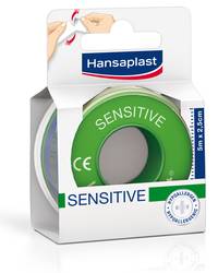 HANSAPLAST Fixierpfl.Sensitive 2,5 cmx5 m