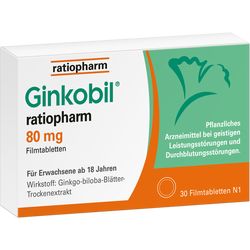 GINKOBIL-ratiopharm 80 mg Filmtabletten