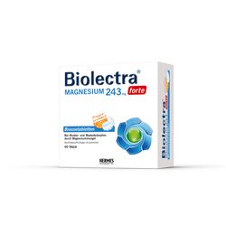 BIOLECTRA Magnesium 243 mg forte Orange Brausetab.