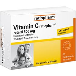 VITAMIN C-RATIOPHARM retard 500 mg Kapseln