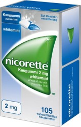 NICORETTE Kaugummi 2 mg whitemint