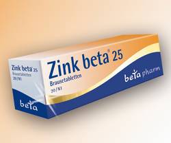 ZINK BETA 25 Brausetabletten