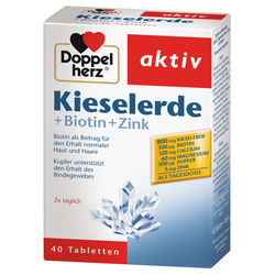 DOPPELHERZ Kieselerde+Biotin+Zink Tabletten