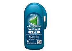 NICORETTE freshmint 2 mg Lutschtabletten gepresst