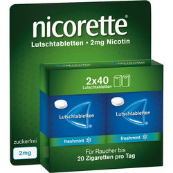 NICORETTE freshmint 2 mg Lutschtabletten gepresst