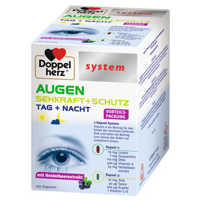 DOPPELHERZ Augen Sehkraft+Schutz system Kapseln