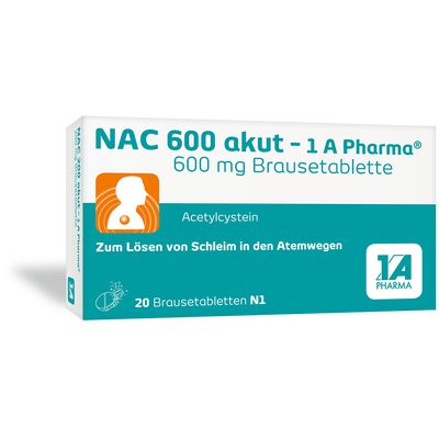 NAC 600 akut-1A Pharma Brausetabletten