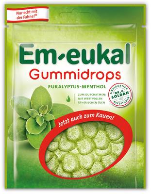 EM-EUKAL Gummidrops Eukalyptus-Menthol zuckerhalt.