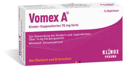 VOMEX A Kinder-Suppositorien 70 mg forte