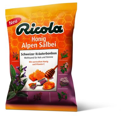 RICOLA m.Z.Beutel Honig Alpen Salbei Bonbons