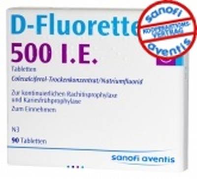 D FLUORETTEN 500 Tabletten