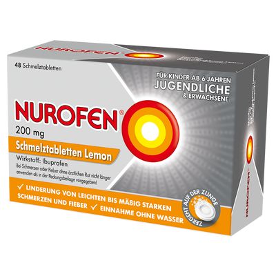 NUROFEN 200 mg Schmelztabletten Lemon