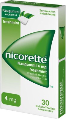 NICORETTE Kaugummi 4 mg freshmint