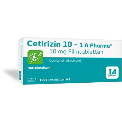 CETIRIZIN 10-1A Pharma Filmtabletten