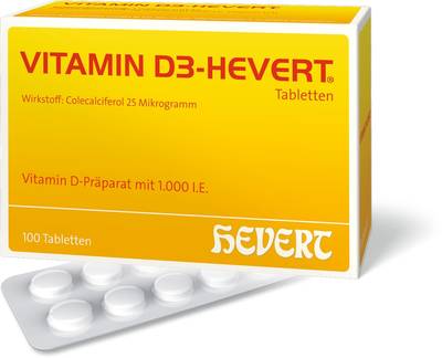 VITAMIN D3 HEVERT Tabletten