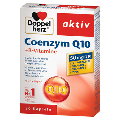 DOPPELHERZ Coenzym Q10+B Vitamine Kapseln