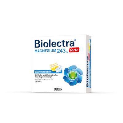 BIOLECTRA Magnesium 243 mg forte Zitrone Br.-Tabl.