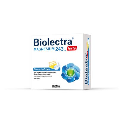 BIOLECTRA Magnesium 243 mg forte Zitrone Br.-Tabl.