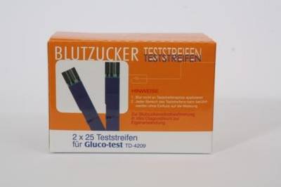 GLUCO TEST Plus Blutzuckerteststreifen